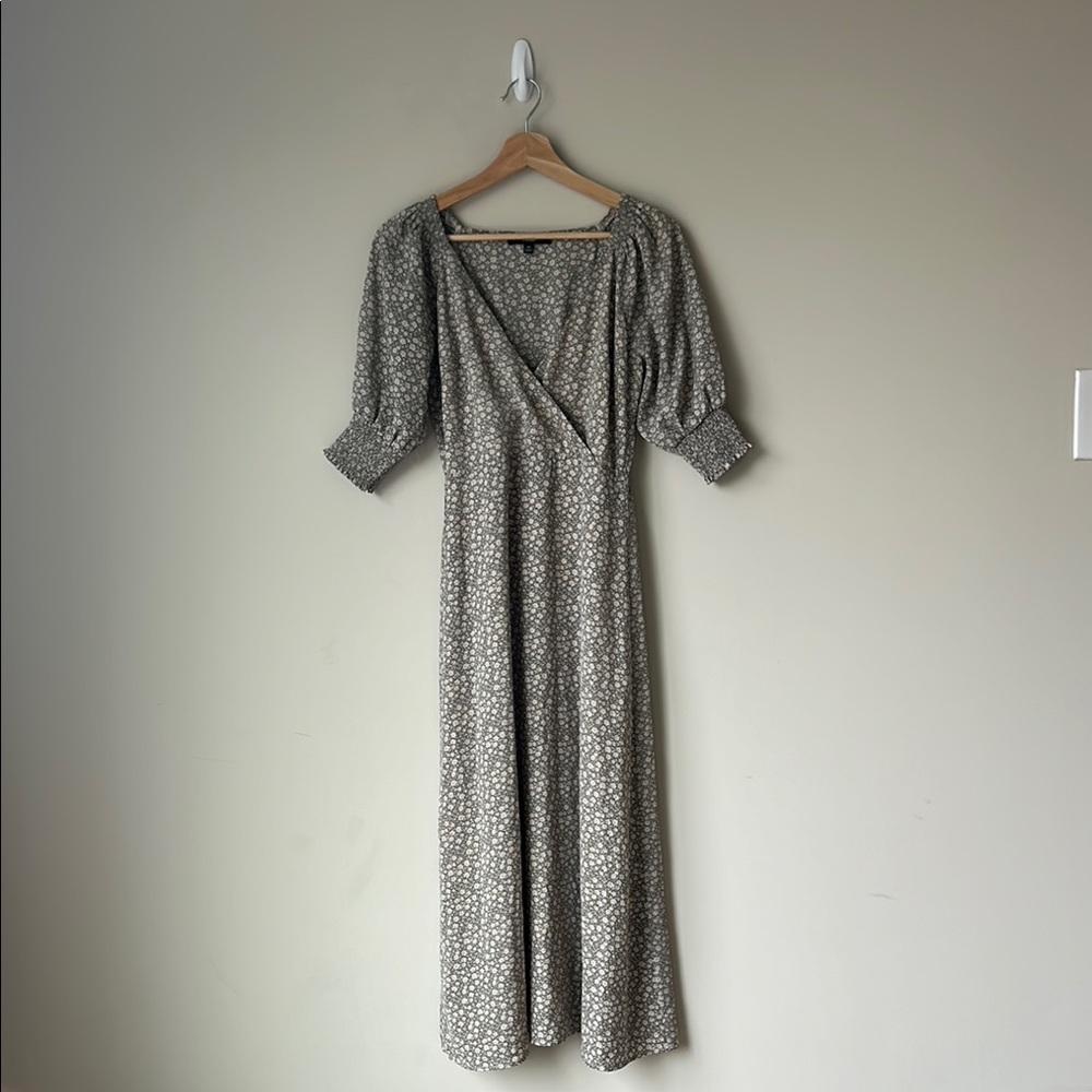 Lulu’s Sage Green Floral Dress